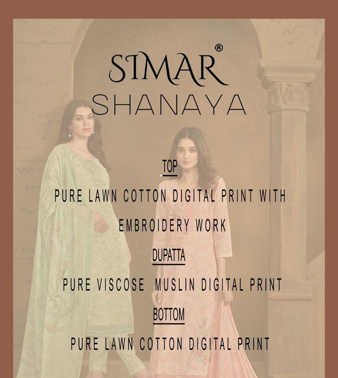 Shanaya By Simar Lawn Cotton Printed Dress Material Wholesale Shop In Surat